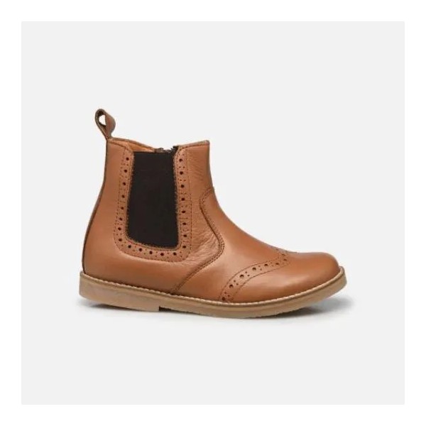 FRODDO - Bottines Chelys Brogue Cognac