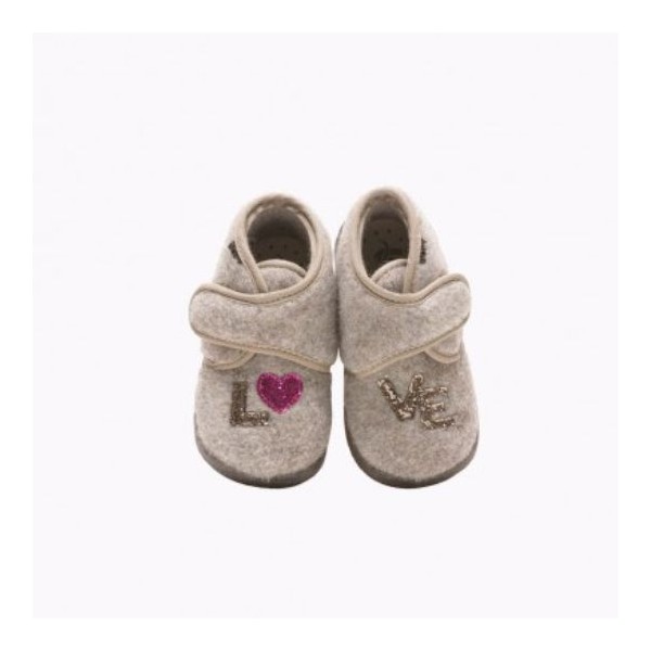 BOPY - Chaussons Amour - Beige