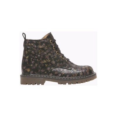 BOPY - Bottines Shiva - Noir Fleurs