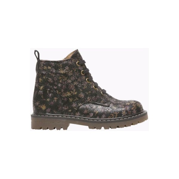 BOPY - Bottines Shiva - Noir Fleurs