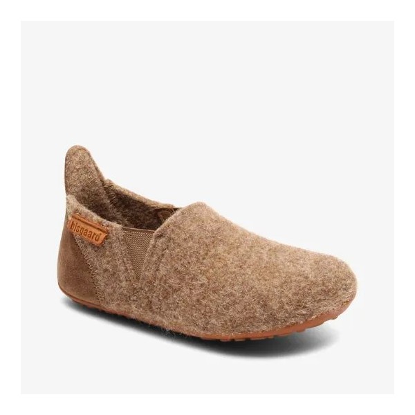 Bisgaard - Chaussons en Laine Naturelle - Camel