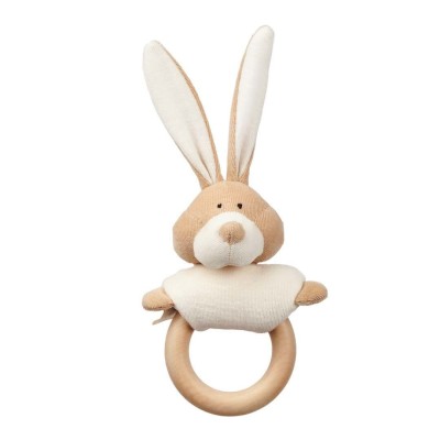 WOOLY ORGANIC - Hochet de dentition lapin WOOLY ORGANIC - Hochet de dentition lapin
