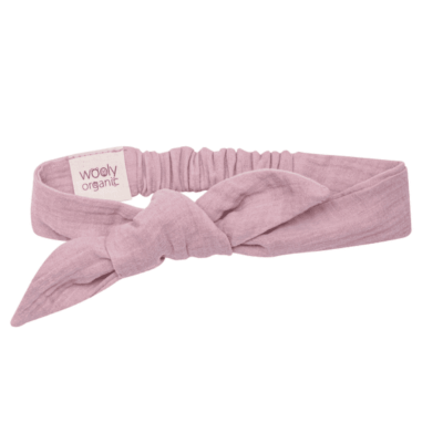 WOOLY ORGANIC - Bandeau élastique Rose WOOLY ORGANIC - Bandeau élastique Rose