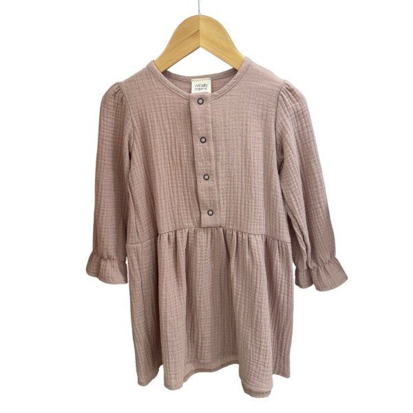 WOOLY ORGANIC - Robe à manches longues Rose