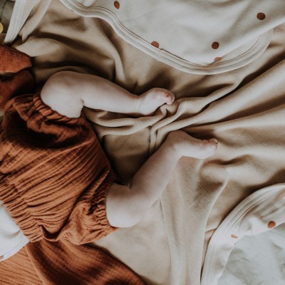 WOOLY ORGANIC - Bloomers en mousseline Caramel WOOLY ORGANIC - Bloomers en mousseline Caramel