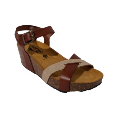PLAKTON - Sandales So Final Oro Camello