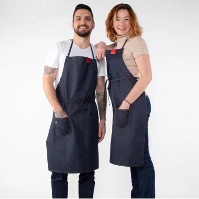 1083 - Tablier unisexe 820 coton bio - Denim