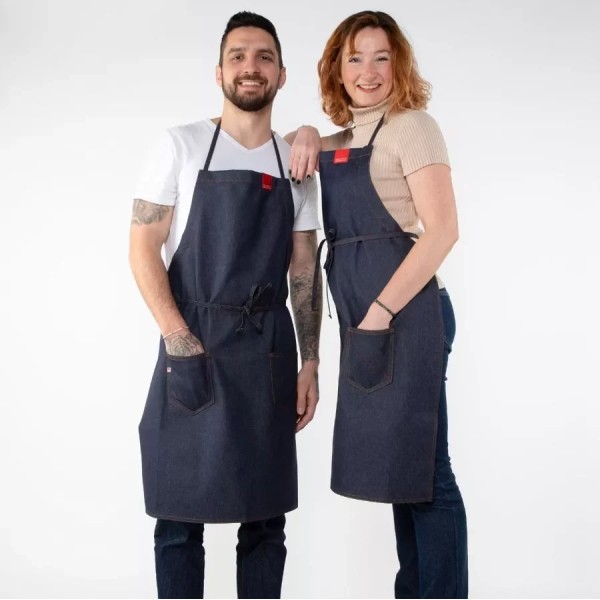 1083 - Tablier unisexe 820 coton bio - Denim