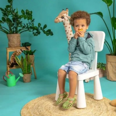 MEDUSE – Sandales Sun Enfant – Olive
