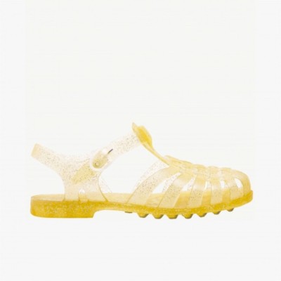 MEDUSE – Sandales Sun Enfant – Doré Pailleté