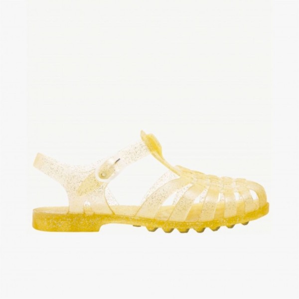 MEDUSE – Sandales Sun Enfant – Doré Pailleté