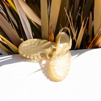 MEDUSE – Sandales Sun Enfant – Doré Pailleté