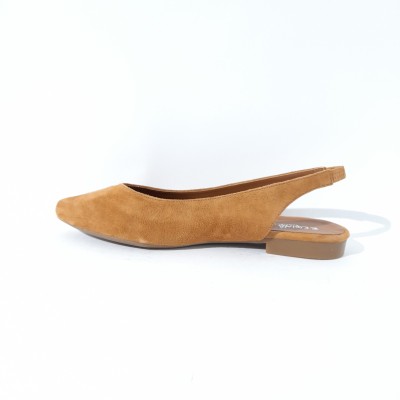 Reqins – Ballerines GAYA Peau – Camel