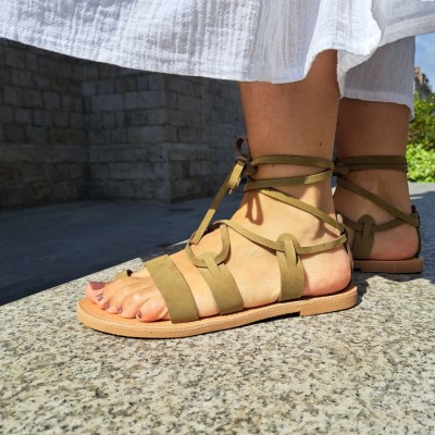 THELUTO - Sandales Alexandre - Kaki