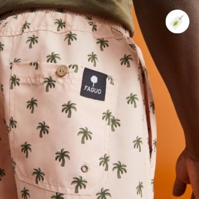 FAGUO - Maillot de bain Recyclé - Rose