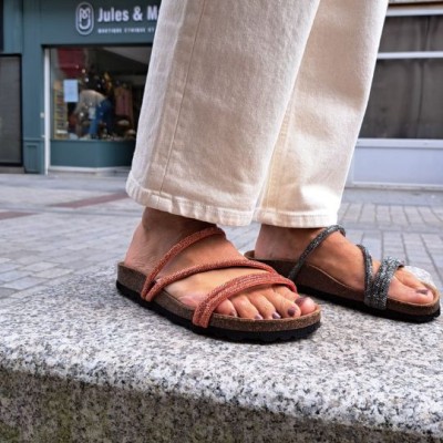 LA MAISON DE L’ESPADRILLE – Sandales 3478 Pailleté Orange LA MAISON DE L’ESPADRILLE – Sandales 3478 Pailleté Orange