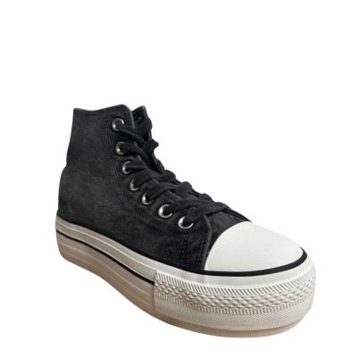 NATURAL WORLD - Baskets montantes 8321E Noir NATURAL WORLD - Baskets montantes 8321E Noir