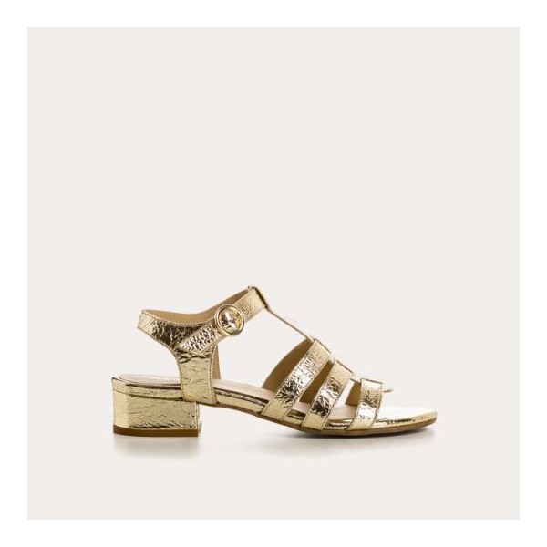 REQINS - Sandales Presly Cuir Platine