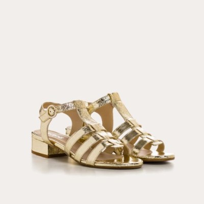 REQINS - Sandales Presly Cuir Platine REQINS - Sandales Presly Cuir Platine