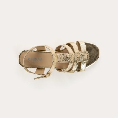 REQINS - Sandales Presly Cuir Platine REQINS - Sandales Presly Cuir Platine