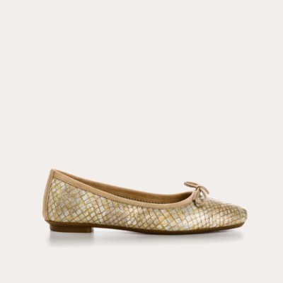 REQINS - Ballerines Harmony Snake Or