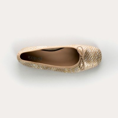REQINS - Ballerines Harmony Snake Or