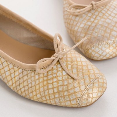 REQINS - Ballerines Harmony Snake Or