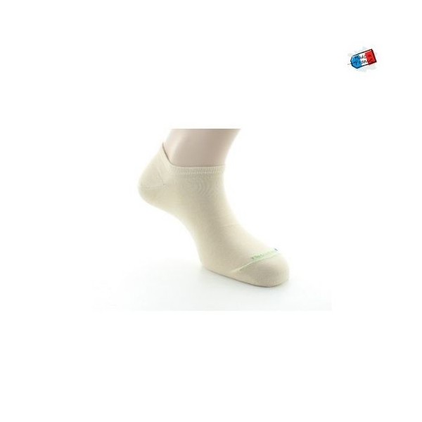 PERRIN – Socquettes 100% pur coton Bio Sable