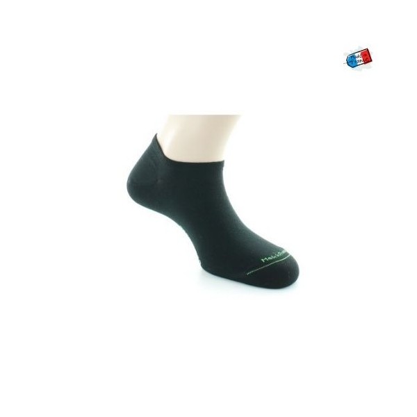 PERRIN – Socquettes 100% pur coton Bio Noir