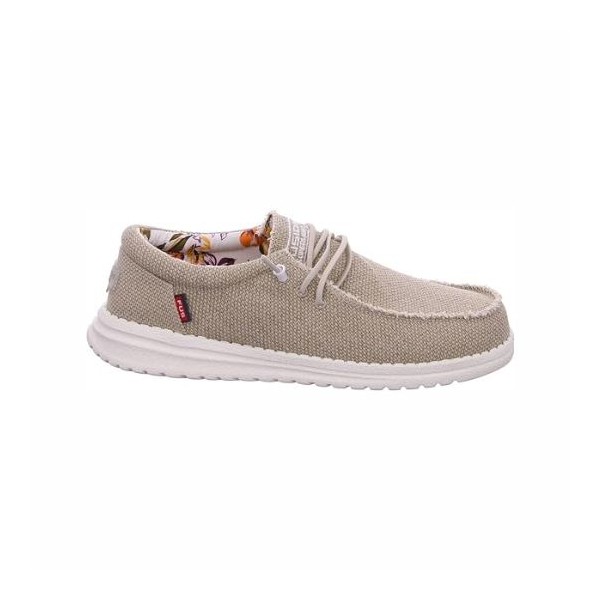 Fusion - Chaussures en toile de jute jack naturel