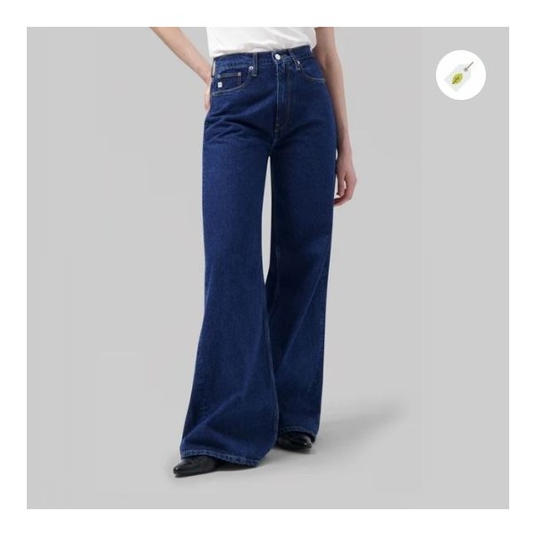 MUD JEANS - Jean Large Wyde Sara - Stone Indigo