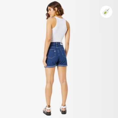 MUD JEANS - Short en jean Marilyn Bleu Indigo MUD JEANS - Short en jean Marilyn Bleu Indigo