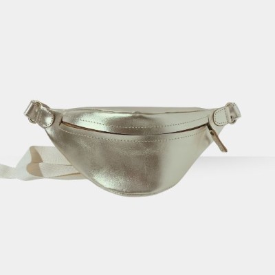 THELUTO – Sac Banane en cuir Or THELUTO – Sac Banane en cuir Or