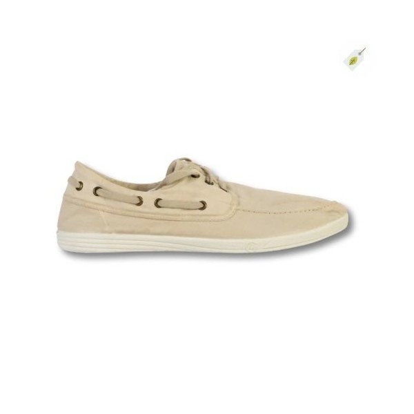 NATURAL WORLD – Chaussures Bateau Old Elbrus Camel