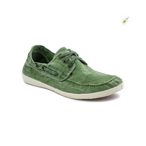 NATURAL WORLD – Chaussures Bateau Old Elbrus Olive