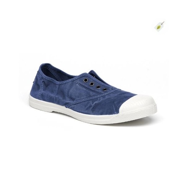 NATURAL WORLD – Chaussures en toile LAVANDA Marine