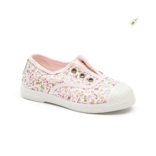 NATURAL WORLD – Chaussures en toile Leria Rosa Misty