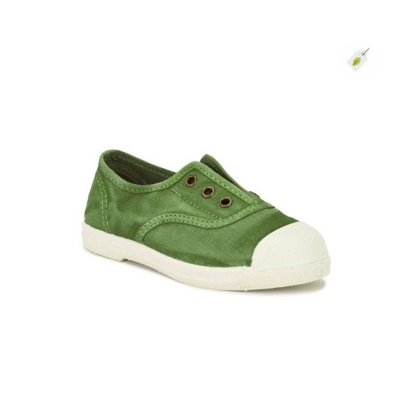 NATURAL WORLD – Chaussures en toile Old Grape Olive