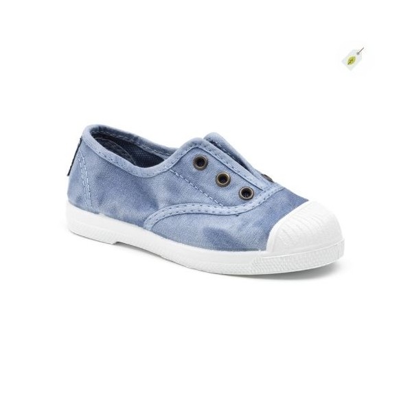 NATURAL WORLD – Chaussures en toile Old Grape Céleste Enz