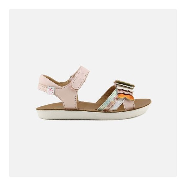 SHOO POM - Sandales Goa Bubulle Pink Silver