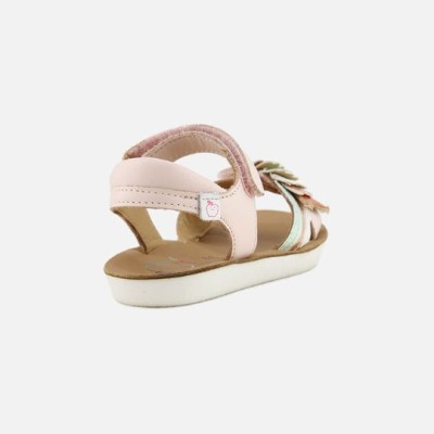 SHOO POM - Sandales Goa Bubulle Pink Silver