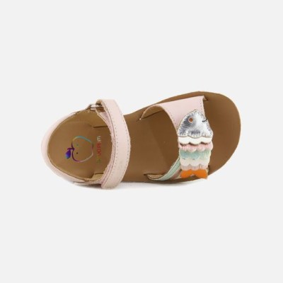 SHOO POM - Sandales Goa Bubulle Pink Silver