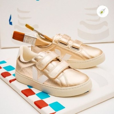 VEJA – Baskets Bébé Small Esplar Platine White VEJA – Baskets Bébé Small Esplar Platine White