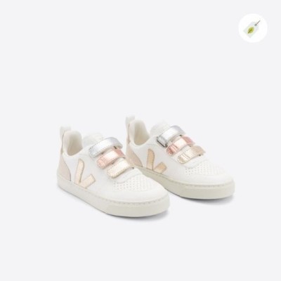 VEJA - Baskets Enfant Small V10 Multico Shiny