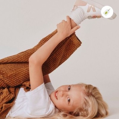 VEJA - Baskets Enfant Small V10 Multico Shiny
