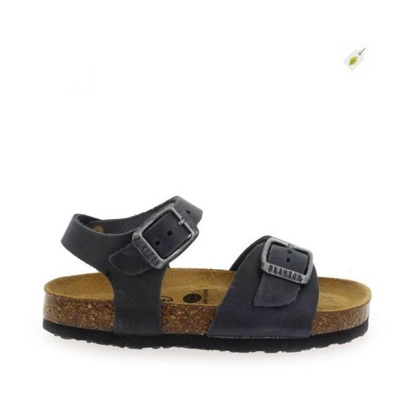 PLAKTON – Nu-pieds en cuir Louis Marine