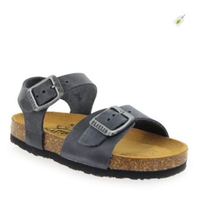 PLAKTON – Nu-pieds en cuir Louis Marine