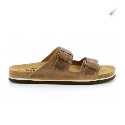 PLAKTON - Nu-pieds BARNA en cuir Roble PLAKTON - Nu-pieds BARNA en cuir Roble