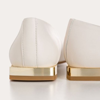 Reqins - Ballerines Zaelly Cuir Off White