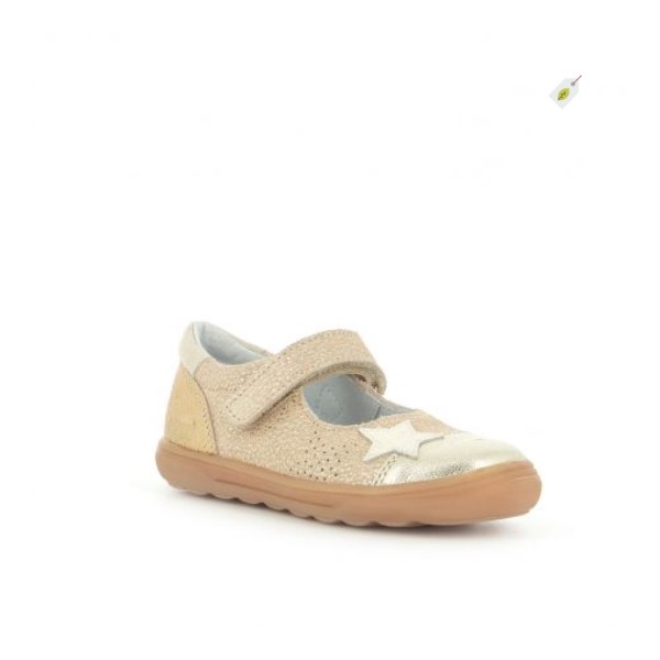 Bopy - Ballerines en Cuir Smalocal Or